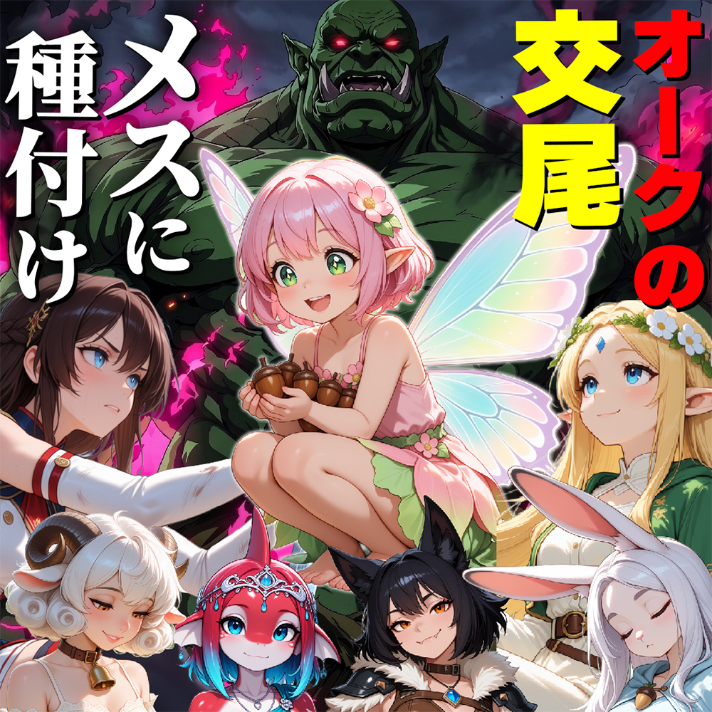 【アニメ】オークの種付け交尾動画