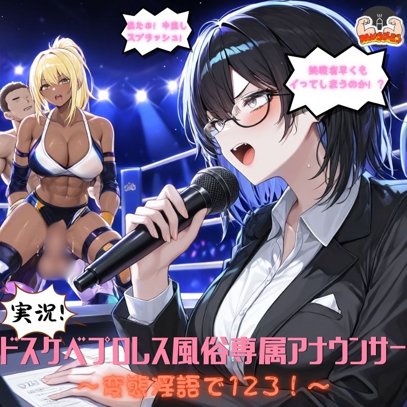実況！ドスケベプロレス風俗専属アナウンサー～変態淫語で123！～