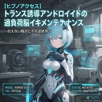 【ヒプノアクセス】トランス誘導アンドロイドの過負荷脳イキメンテナンス 〜抗えない暗示と不可逆依存〜【脳イキ】