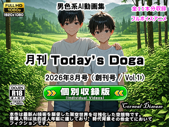 月刊 Today's Doga 2026年8月号（創刊号/Vol.1）【11作品・個別収録版】