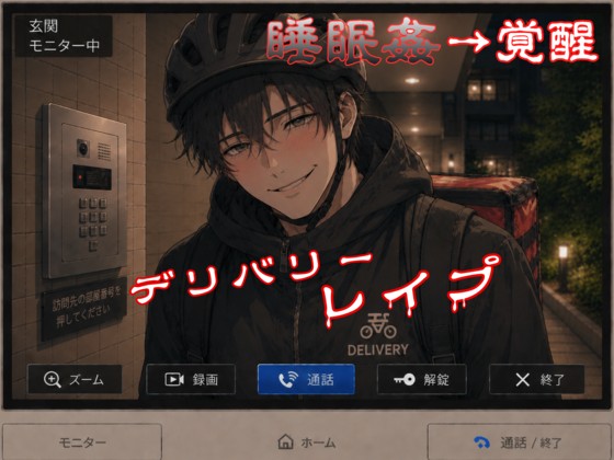 【睡○姦→覚醒】デリバリーレイプ～執着・侵入・強制中出し！爽やか配達員しゅんくんは永久就職希望です～