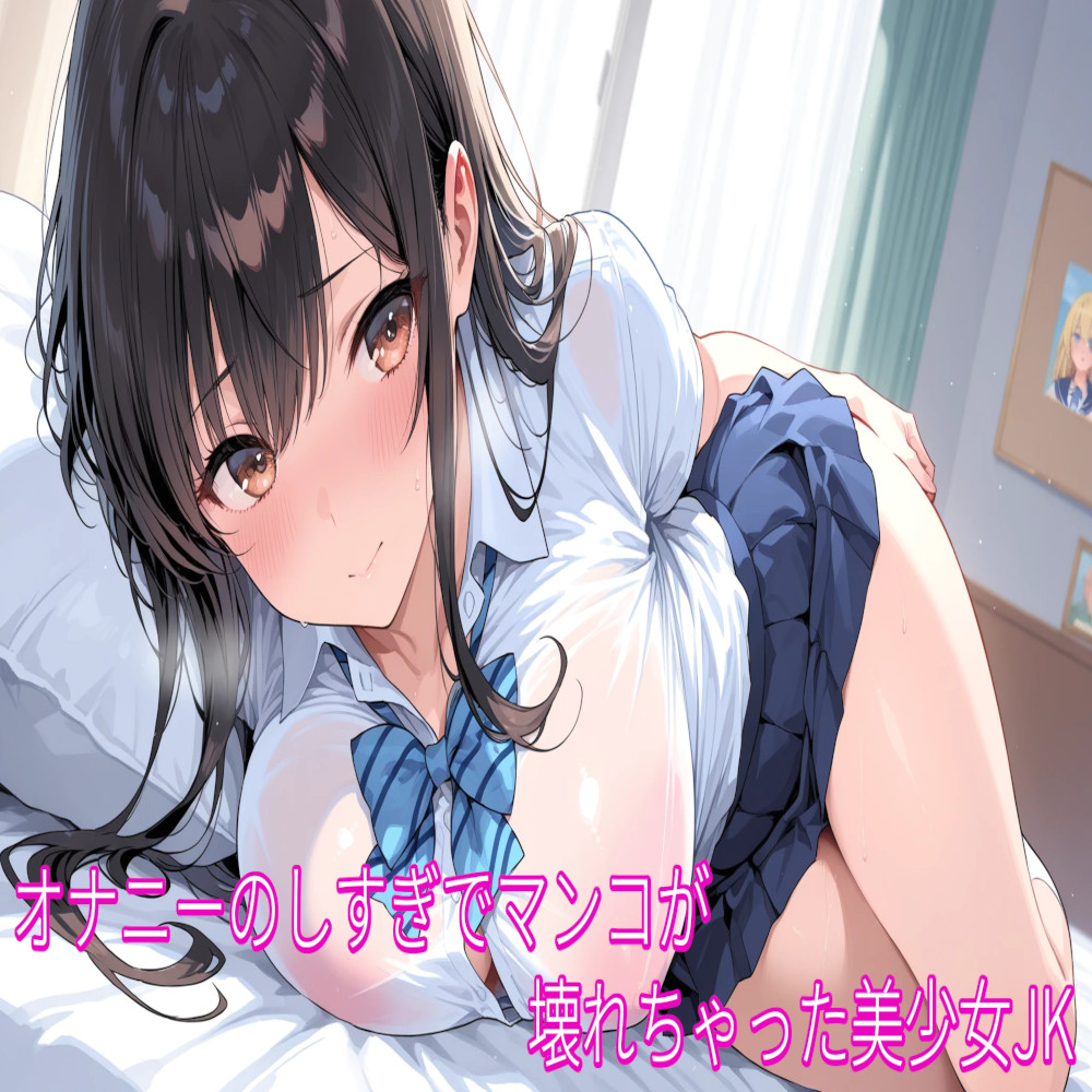 オナニーのしすぎでマンコが壊れちゃった美少女JK