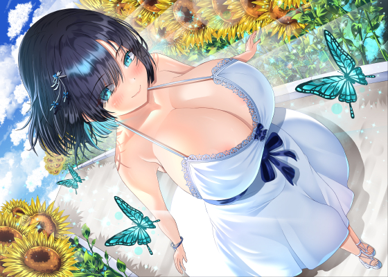 先輩♡どこ見てるんですか？バレてますよ♡～密着して囁きながらからかってくる後輩が実はあなたにベタ惚れで孕ませをせがんでくる話～