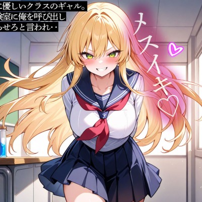 陰キャの俺に優しいクラスのギャル。ある日、実験室に俺を呼び出しアナルを弄らせろと言われ‥