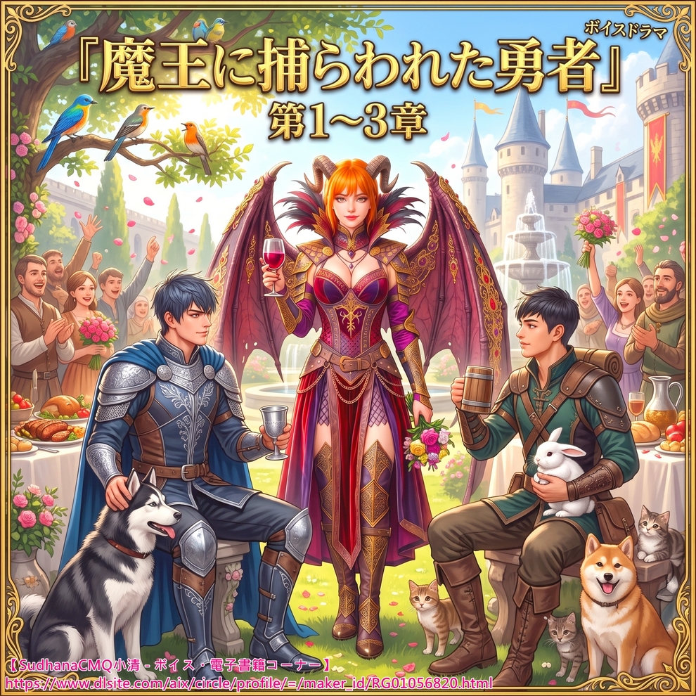 『魔王に捕らわれた勇者 第1〜3章』【音声付きフルカラーCGノベル / 約3時間収録】