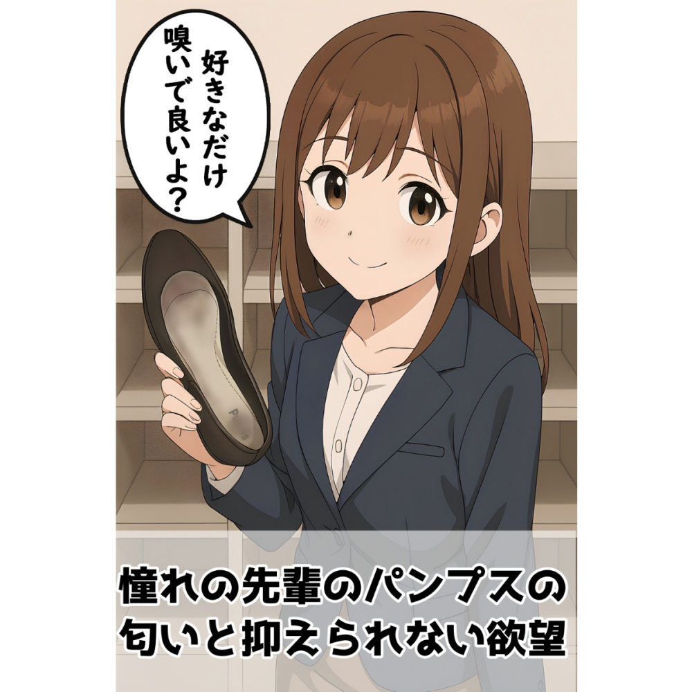 【足の匂いフェチ】憧れの奈々子先輩のパンプスの匂いと抑えられない欲望