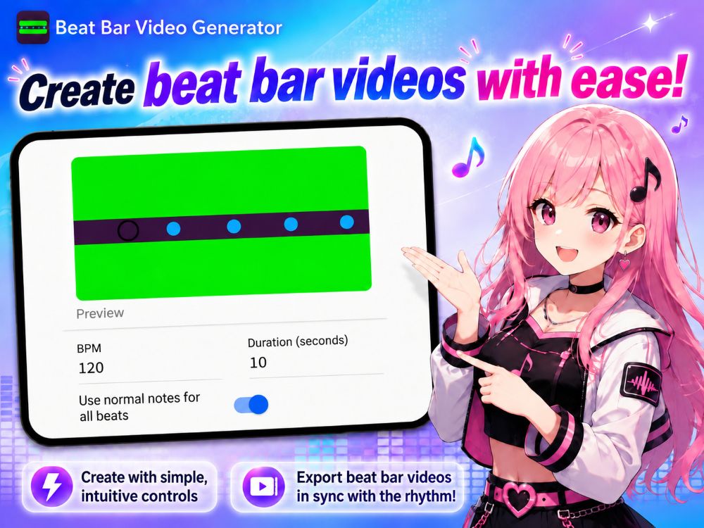 BeatBarVideoGenerator (English ver)