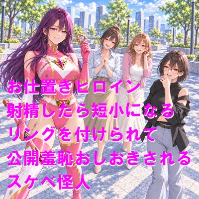 お仕置きヒロイン 射精したら短小になるリングを付けられて公開羞恥おしおきされるスケベ怪人