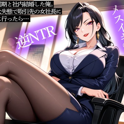 【逆NTR】営業部の同期と社内結婚した俺。ある日、大失態で取引先の女社長に妻と謝罪に行ったら…