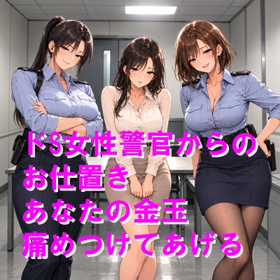 ドS女性警官からのお仕置き あなたの金玉痛めつけてあげる