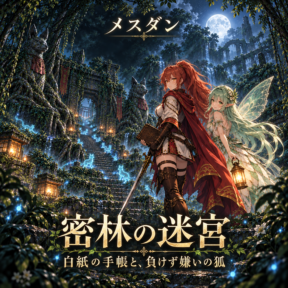 メスダン〜モンスター娘と霧の迷宮〜｜DLC 1「密林の迷宮」～白紙の手帳と、負けず嫌いの狐～｜