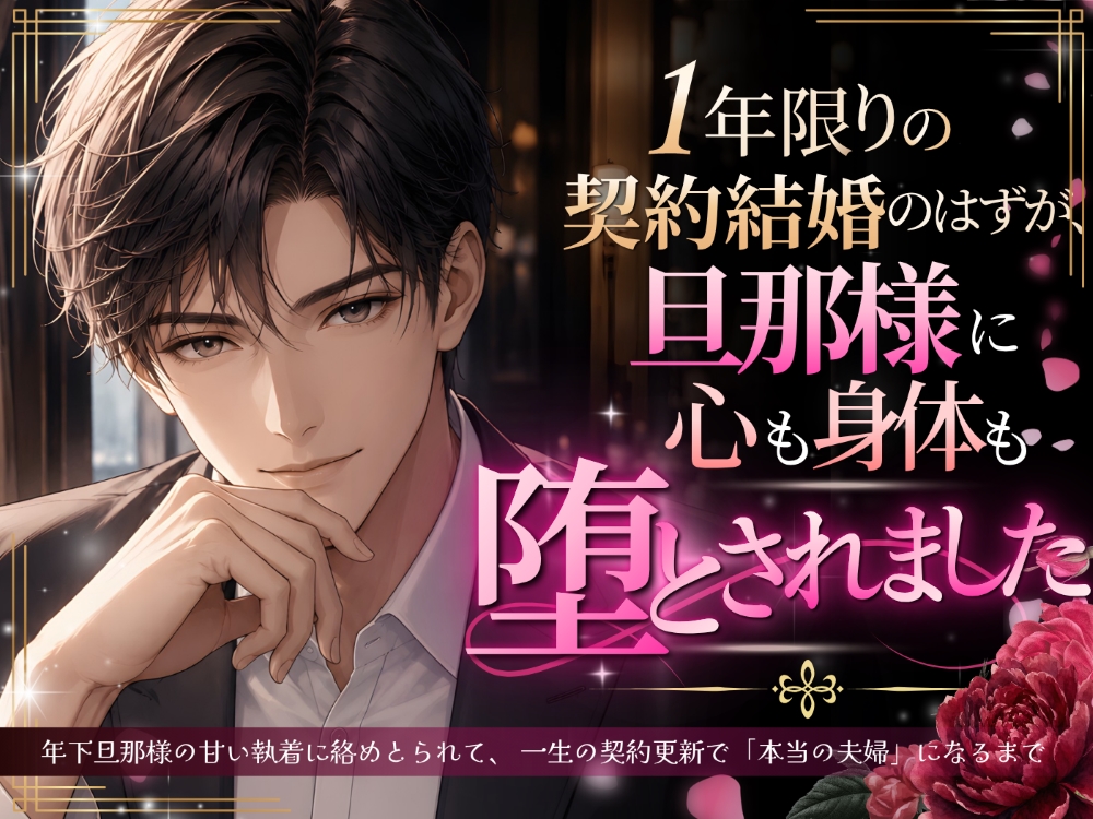 1年限りの契約結婚のはずが、旦那様に心も身体も堕とされました～年下旦那様の甘い執着に絡めとられて、一生の契約更新で「本当の夫婦」になるまで～