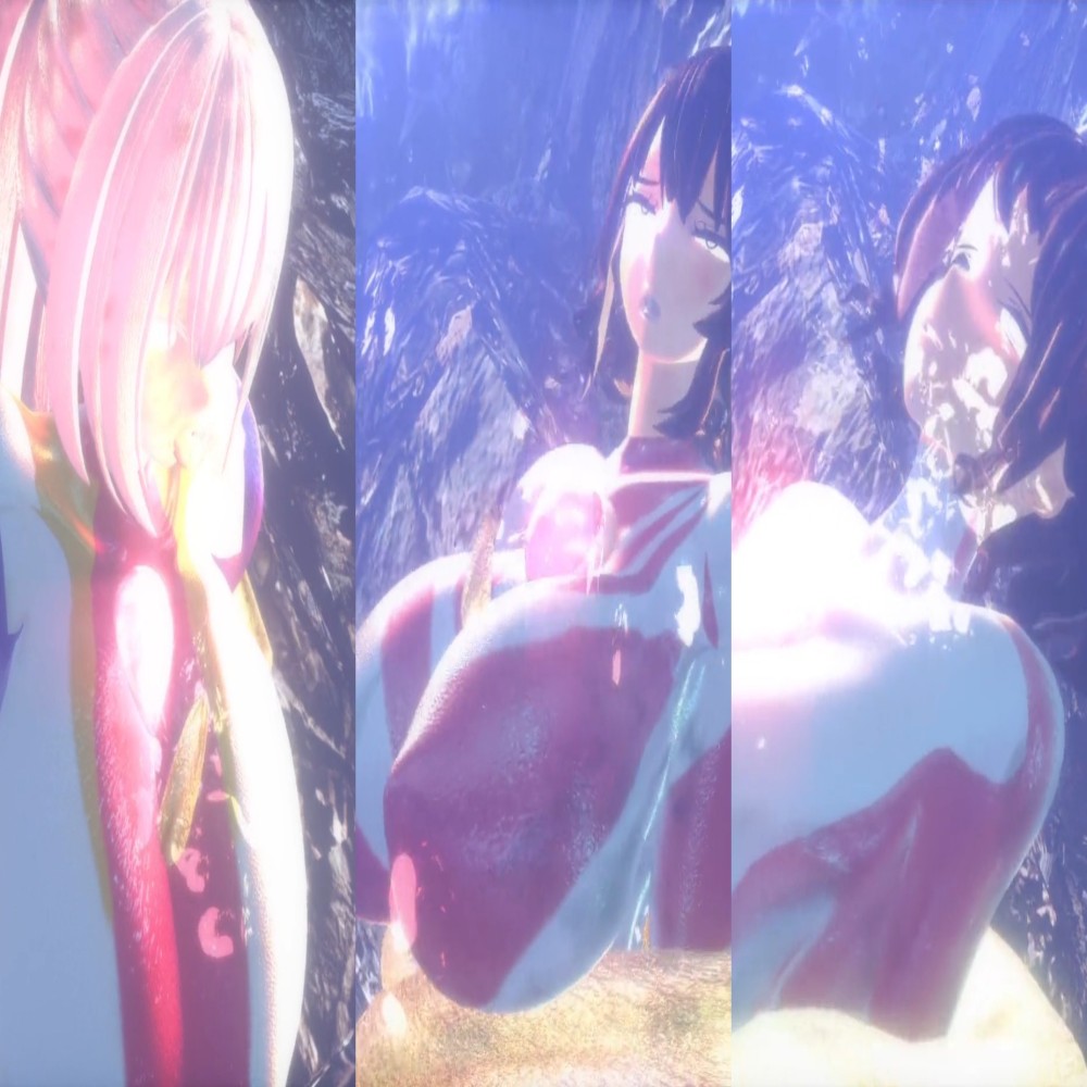 【揺れる！苦しむ！喘ぐ！ボイス音声付き動画付属】ウルティメイトヒロインズ2 超深海の悪夢！蛇締め付け拘束敗北！