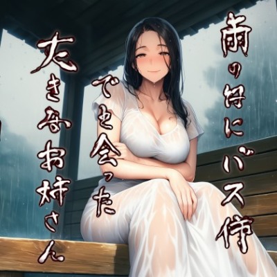 雨の日にバス停で出会った大きなお姉さん体験版