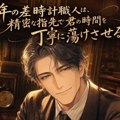 年の差時計職人は、精密な指先で君の時間を丁寧に蕩けさせる♡〜大人の余裕でゆっくり満たす夜〜【年の差/溺愛/バイノーラル】