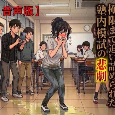 【女子高生が大失禁】極限まで追い詰められた塾内模試の悲劇【音声版】