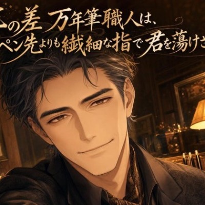 年の差万年筆職人は、ペン先よりも繊細な指で君を蕩けさせる♡〜大人の余裕で丁寧に綴る夜〜【年の差/溺愛/バイノーラル】