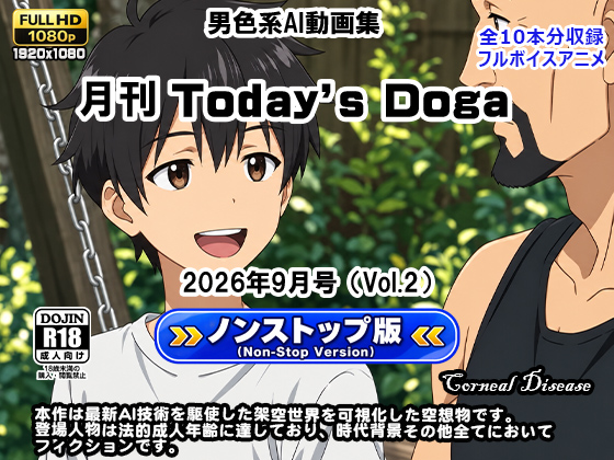 月刊 Today's Doga 2026年9月号（Vol. 2）【10作品・ノンストップ版】