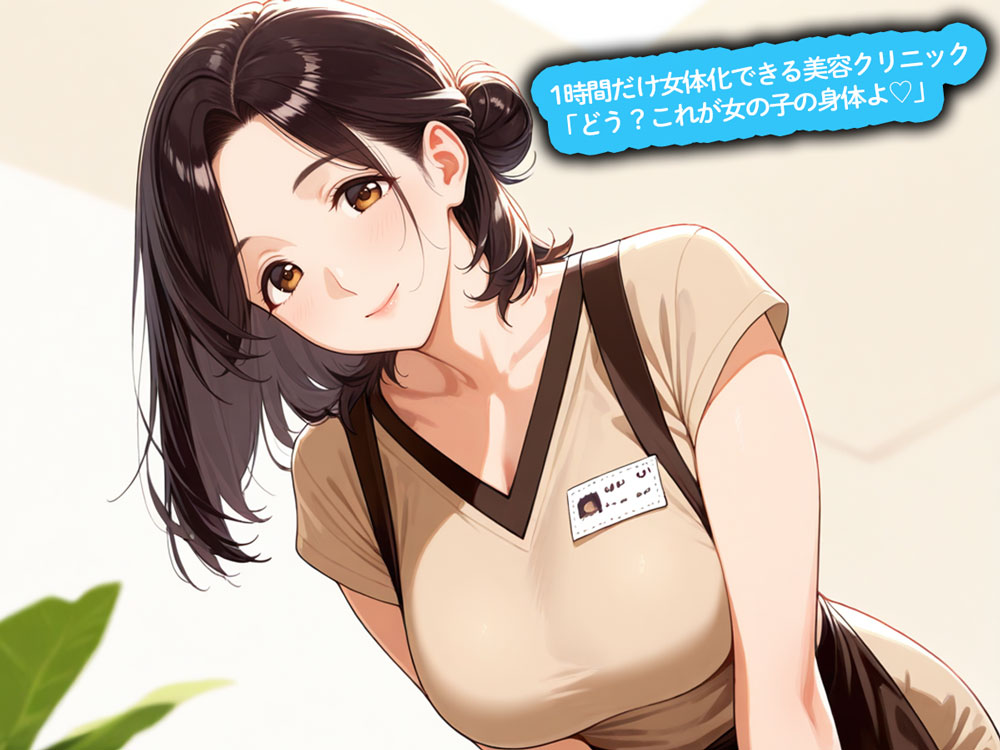 1時間だけ女体化できる美容クリニック「どう?これが女の子の身体よ♡」
