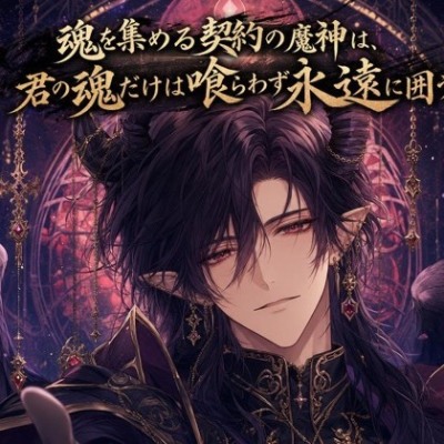 魂を集める契約の魔神は、君の魂だけは喰らわず永遠に囲う♡〜背徳の契約で結ばれる、逃げられない夜〜【人外/魔神/バイノーラル】