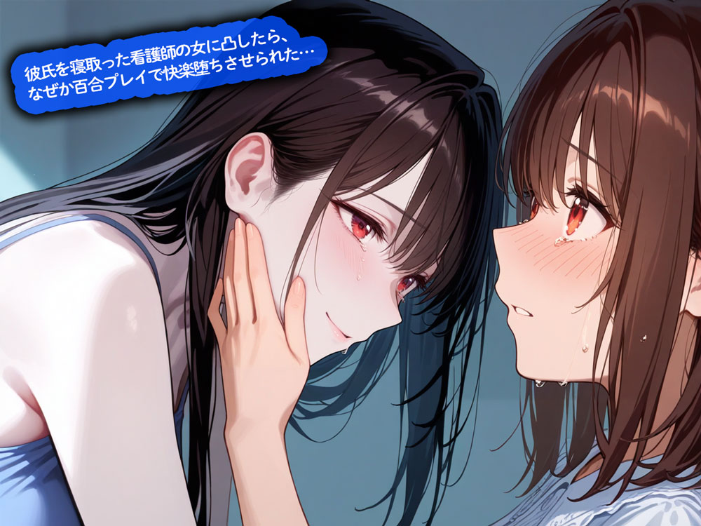 【百合】彼氏を寝取った看護師の女に凸したら、なぜか百合プレイで快楽堕ちさせられた…