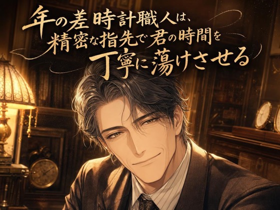 年の差時計職人は、精密な指先で君の時間を丁寧に蕩けさせる♡〜大人の余裕でゆっくり満たす夜〜【年の差/溺愛/バイノーラル】