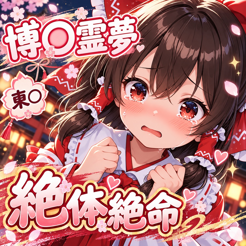 東方の霊○ちゃんが神社で襲われちゃう動画